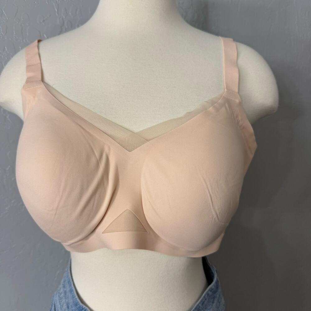 Honeylove Liftwear Crossover Bra, Sand, 3X